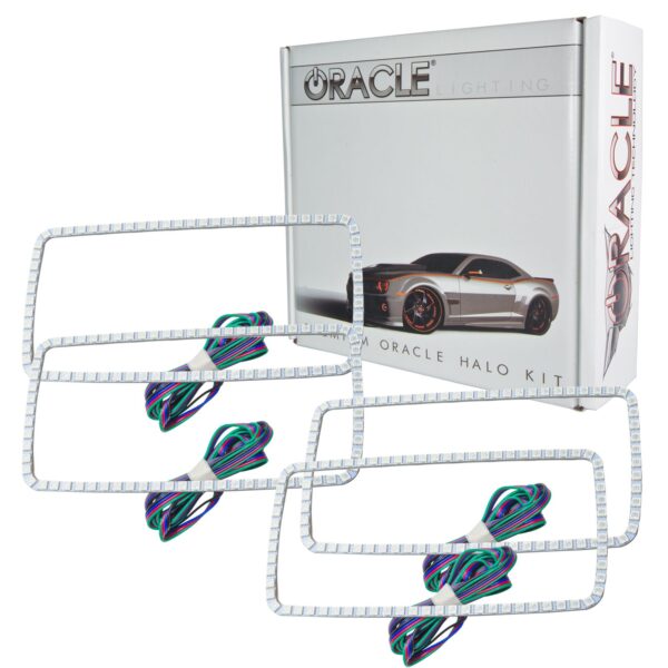2629-334 - GMC Sierra 2007-2013 ORACLE ColorSHIFT Halo Kit (New Square Ring Design)
