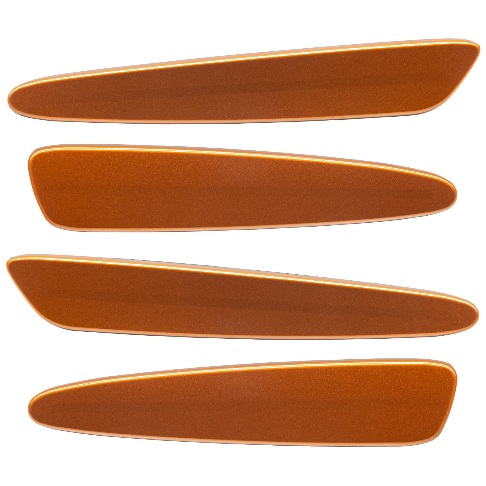 3187-504 - Chevrolet Corvette C6 Sidemarkers - Ghosted - Atomic Orange