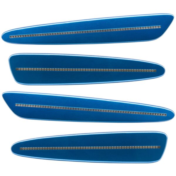 3185-019 - Chevrolet Corvette C6 Sidemarkers - Clear - Blue Stream