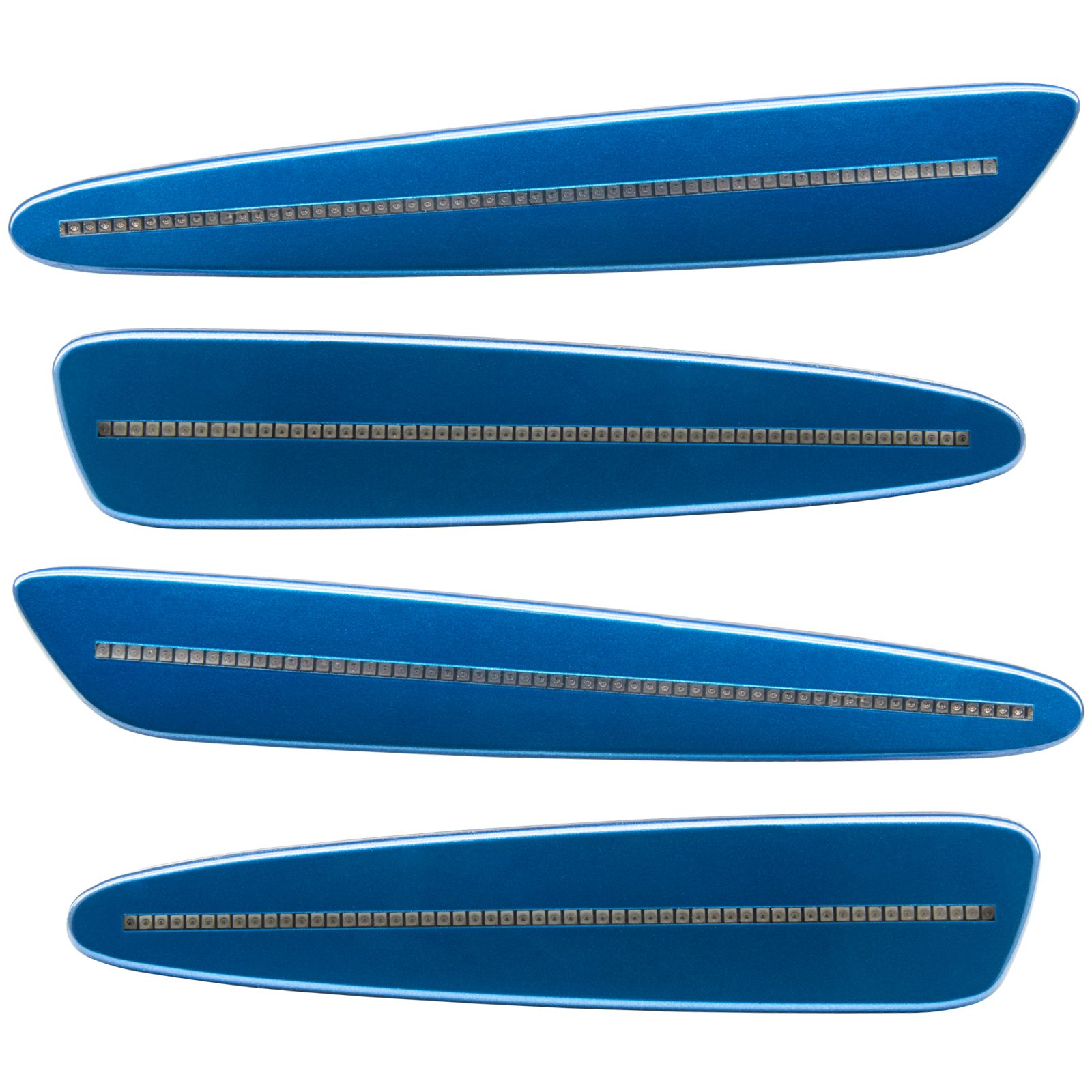 3185-019 - Chevrolet Corvette C6 Sidemarkers - Clear - Blue Stream