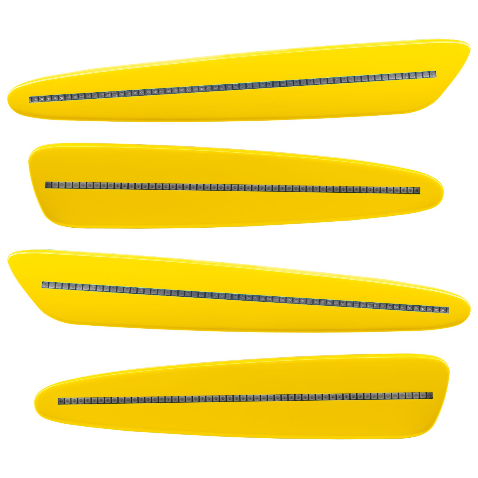 3183-019 - Chevrolet Corvette C6 Sidemarkers - Clear - Velocity Yellow
