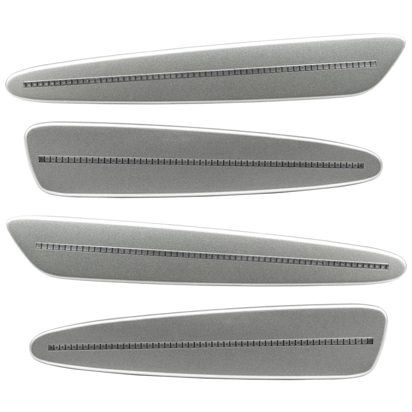 3171-019 - Chevrolet Corvette C6 Sidemarkers - Clear - Switchblade Silver