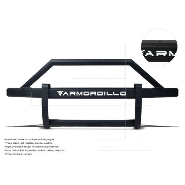 Armordillo 2009-2018 Dodge Ram 1500 AR2 Pre-Runner Guard - Matte Black