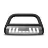 Armordillo 2005-2007 Jeep Grand Cherokee 3in. Bull Bar Matte Black W/Aluminum Skid Plate Bull Guard - W/Skid Plate