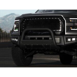 Armordillo 2011-2015 Jeep Grand Cherokee Excl. Model w/Active Cruise Control MS Series Bull Bar - Matte Black
