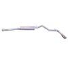 Cat-Back Single Exhaust System; Aluminized