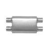 CFT Superflow Dual/Dual Oval Muffler; Stainless