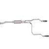Cat-Back Dual Split Exhaust System; Aluminized