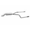 Cat-Back Dual Split Exhaust System; Aluminized