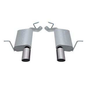 Axle Back Dual Exhaust System; Stainless