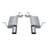 Axle Back Dual Exhaust System; Stainless