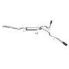 Black Elite Cat-Back Dual Extreme Exhaust System; Stainless