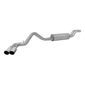 Cat-Back Dual Sport Exhaust System; Stainless