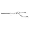 Cat-Back Dual Split Exhaust System; Stainless