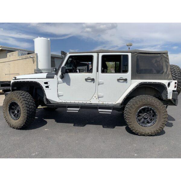 ICI Side Steps; 840121412906; 2018 - 2021 Jeep JL; Alumilite Series; aftermarket truck side step nerfbars