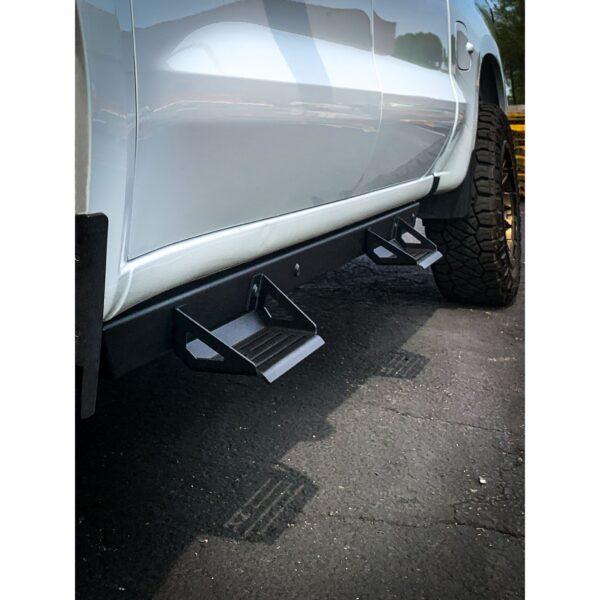 ICI Side Steps; 840121412920; 2020 - 2022 GMC Sierra 2500/3500; Alumilite Series; aftermarket truck side step nerfbars