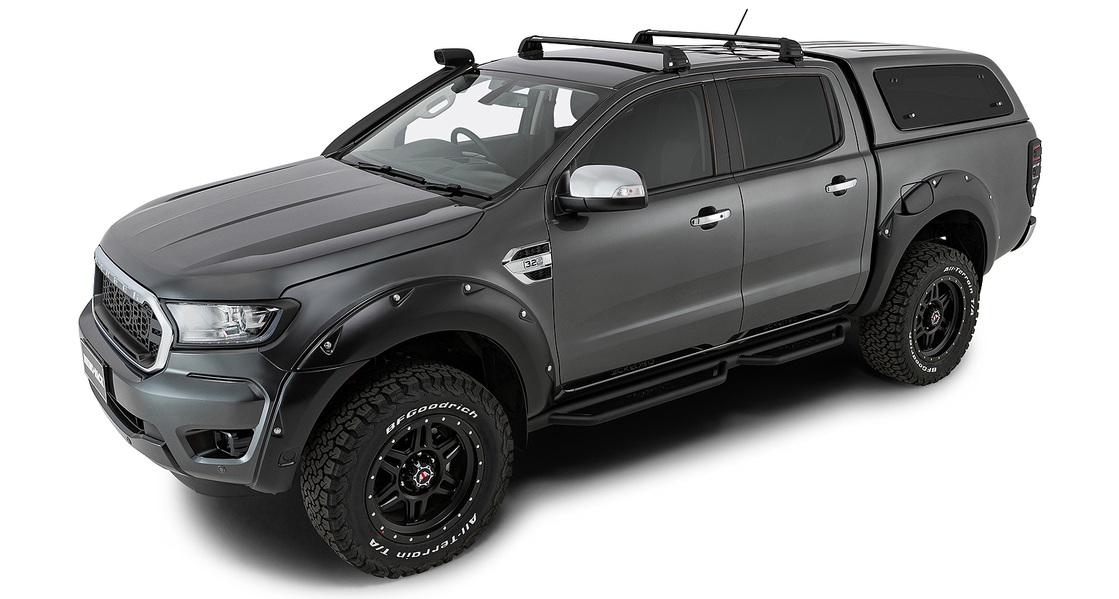 Vortex ROC25 Flush Black 2 Bar Roof Rack