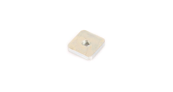 M6 20mm x 20mm x 3.5mm Square Carac Nut (10 Pack)