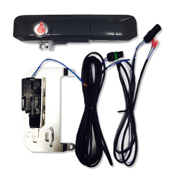 Pop & Lock Tailgate Lock – Toyota Tacoma Smart Lock Combo Standard-Super WhiteTailgate Lock