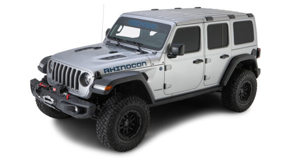 Heavy Duty RLT600 Black 2 Bar Rhino-Rack Backbone Roof Rack