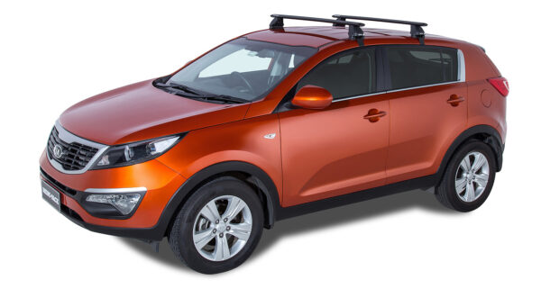 Vortex 2500 Black 2 Bar Roof Rack