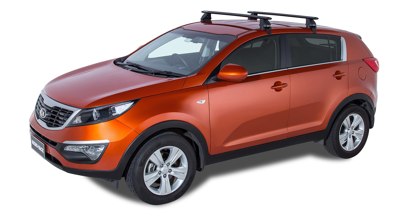 Vortex 2500 Black 2 Bar Roof Rack