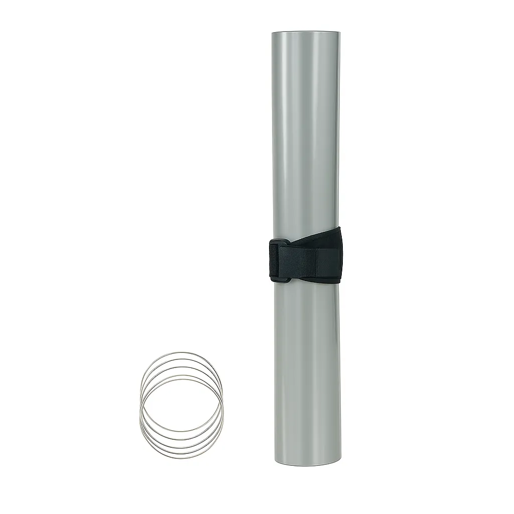 7.5' Pipe(Titanium)+pipe rings SKU 910370